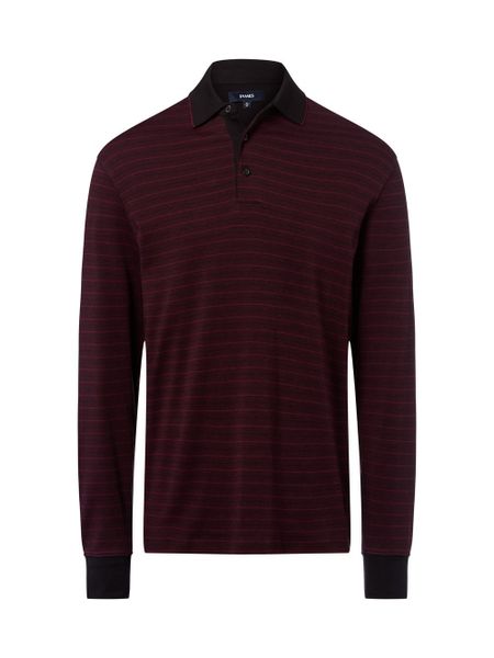 James Męska koszulka polo z długim rękawem Mężczyźni Bawełna czerwony w paski, M. Czerwone koszulki męskie z długim rękawem James, m, z bawełny. Za 199.95 zł.