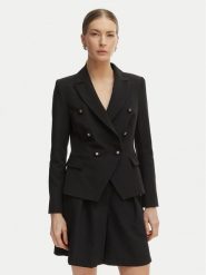 Rinascimento Marynarka CFC0127894003 Czarny Slim Fit. Czarne marynarki i żakiety damskie RINASCIMENTO, m, bez wzorów, z syntetyku. Za 799.99 zł.