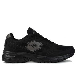 Buty męskie sportowe Lotto FLOWTIV. Czarne buty sportowe na co dzień męskie Lotto, bez zapięcia, trekkingowe. W wyprzedaży za 159.00 zł.