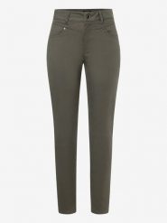 More & More Dżinsy - Skinny fit - w kolorze khaki rozmiar: 42. Brązowe jeansy damskie MORE & MORE, z podwyższonym stanem. Za 105.38 zł.