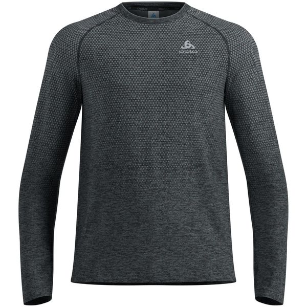 Koszulka z długim rękawem męska Odlo Essentia Seamless T-shirt. Szare koszulki męskie z długim rękawem Odlo, l, z materiału. Za 269.99 zł.