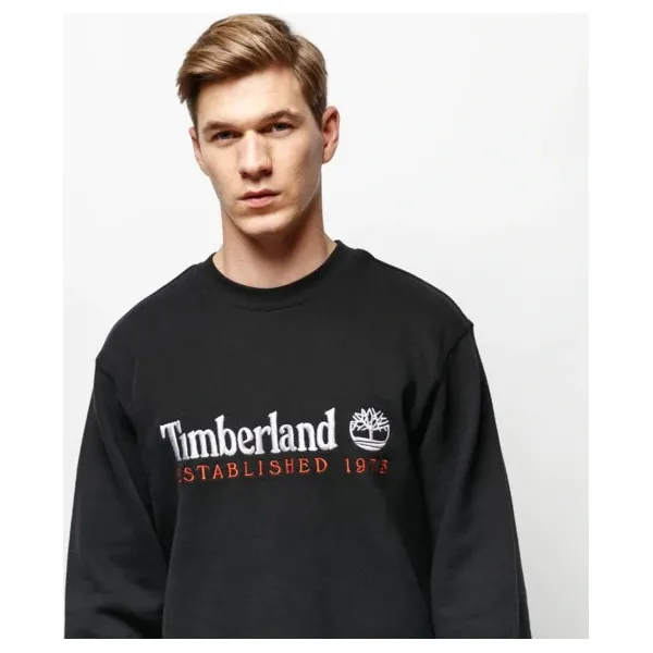 Timberland Bluza Outdoor Archive Crew , czarny, rozmiar XXL. Czarne bluzy bez kaptura męskie Timberland, m, z bawełny. W wyprzedaży za 319.99 zł.
