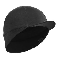 Czapka z daszkiem na rower szosowy Van Rysel Merynos. Czarne czapki męskie VAN RYSEL, bez wzorów, z elastanu, eleganckie. Za 89.99 zł.