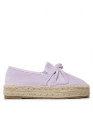 Jenny Fairy Espadryle WSS990-145 Fioletowy. Fioletowe espadryle damskie Jenny Fairy, bez wzorów, z materiału, bez obcasa. Za 99.99 zł.