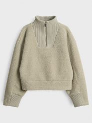 OPUS Bluza polarowa "Gick" w kolorze zielonym rozmiar: 40. Zielone bluzy bez kaptura damskie Opus, z materiału. Za 173.99 zł.