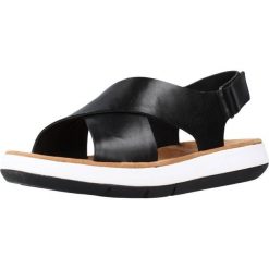 Sandały CLARKS JEMSA CROSS Czarny. Czarne sandały damskie Clarks, bez wzorów, ze skóry, bez obcasa. Za 234.99 zł.