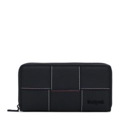 Portfel Desigual. Czarne portfele damskie Desigual, bez wzorów. Za 139.99 zł.