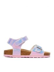 DeeZee Sandały CEO-CM230729-6A Różowy. Czerwone sandały dziewczęce DeeZee, ze skóry, bez zapięcia. Za 79.99 zł.