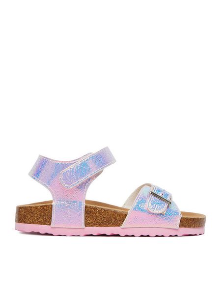 DeeZee Sandały CEO-CM230729-6A Różowy. Czerwone sandały dziewczęce DeeZee, ze skóry, bez zapięcia. Za 79.99 zł.