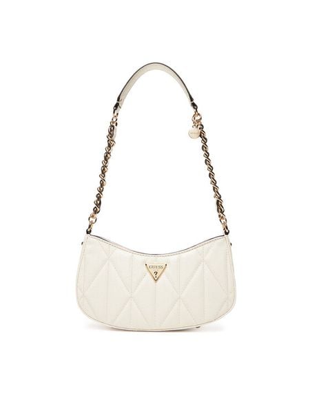 Guess Torebka Aldina HWGG96 63170 Biały. Białe torebki klasyczne damskie Guess, z aplikacjami, ze skóry, bez dodatków. Za 309.99 zł.