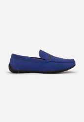 Niebieskie Mokasyny Lysosi. Niebieskie mokasyny męskie Born2be, ze skóry. Za 139.99 zł.