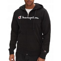 BLUZA męska CHAMPION na zamek 220728-KK001 z kapturem bawełniana czarna XL. Czarne bluzy z kapturem męskie CHAMPION, l, z bawełny. Za 279.00 zł.