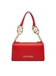LOVE MOSCHINO Torebka JC4051PP1NLF0500 Czerwony. Czerwone torebki klasyczne damskie Love Moschino, bez wzorów, ze skóry, bez dodatków. Za 549.99 zł.