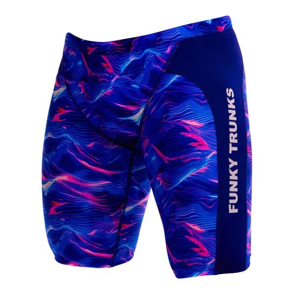 Spodenki do pływania Jammery Funky Trunks Rising Tide. Białe kąpielówki męskie FUNKY TRUNKS, m, bez wzorów, z materiału, na fitness i siłownię. Za 219.00 zł.
