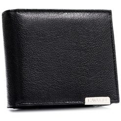 Duży portfel męski ze skóry naturalnej w czarnym kolorze z systemem RFID - 4U Cavaldi. Czarne portfele męskie 4U Cavaldi, bez wzorów, ze skóry. Za 45.00 zł.