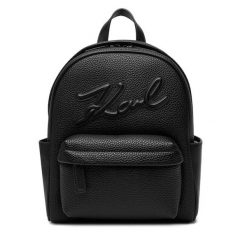 Plecak KARL LAGERFELD. Czarne plecaki damskie Karl Lagerfeld, bez wzorów. Za 799.99 zł.