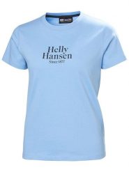 Helly Hansen Koszulka funkcyjna "Core" w kolorze błękitnym rozmiar: XS. Niebieskie bluzki sportowe damskie Helly Hansen, xs, z bawełny, bez kołnierzyka, bez ramiączek. Za 52.67 zł.
