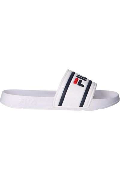 Klapki męskie Fila Morro Bay Slipper 2. Białe klapki i japonki męskie Fila, z materiału. Za 93.90 zł.