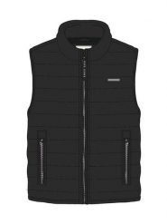 Pepe Jeans Kamizelka pikowana "Toby" w kolorze czarnym rozmiar: XXL. Czarne kamizelki męskie Pepe Jeans, xxl, z jeansu. Za 252.94 zł.