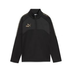 Młodzieżowa treningowa kurtka na zimę KING z zamkiem 1/4 PUMA Black Gold. Czarna kurtki damskie Puma, na zimę, l, bez wzorów, do biegania. Za 199.00 zł.