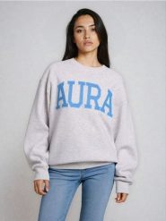 Bluza crewneck z nadrukiem - Inny. Bluzy bez kaptura damskie Sinsay, l. Za 39.99 zł.