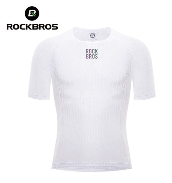 Ultralekka męska bielizna termoaktywna do jazdy na rowerze ROCKBROS. Biała bielizna termoaktywna męska ROCKBROS, l, bez wzorów, z materiału. Za 98.12 zł.