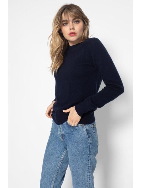 Perfect Cashmere Kaszmirowy sweter w kolorze granatowym rozmiar: M. Niebieskie swetry klasyczne damskie Perfect Cashmere, m, bez wzorów, z kaszmiru, bez kołnierzyka. Za 434.99 zł.