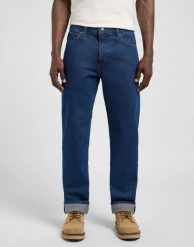 MESKIE SPODNIE LEE WEST REACH 112373312. Spodnie materiałowe męskie Lee, bez wzorów, z jeansu. Za 219.99 zł.