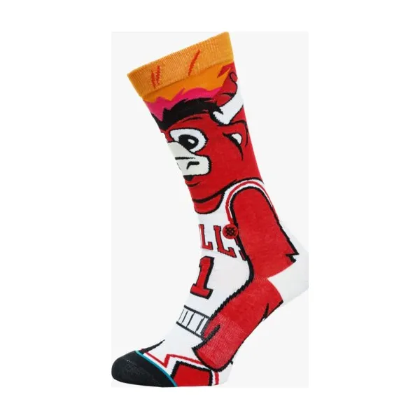 Stance Skarpety Benny The Bull , czerwony, rozmiar M. Czerwone skarpetki męskie Stance, bez wzorów, z elastanu. W wyprzedaży za 49.99 zł.