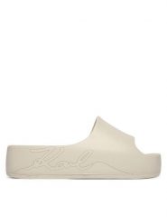 KARL LAGERFELD Klapki Kobo II KL86048F Écru. Klapki damskie Karl Lagerfeld, bez wzorów, z syntetyku, bez obcasa. Za 421.99 zł.