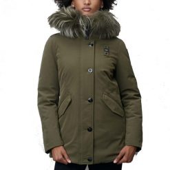 Kurtka BLAUER IRMA Zielony. Zielone kurtki damskie Blauer, bez wzorów, z tkaniny, bez kaptura. Za 2,034.99 zł.