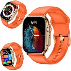 Smartwatch zegarek sportowy IMIKI SF1. Brązowe zegarki damskie IMIKI. Za 239.00 zł.