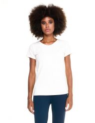 Damski t-shirt basic Leone z krótkim rękawem. Czerwone t-shirty damskie LEONE 1947 APPAREL, l, bez wzorów, z bawełny, bez kołnierzyka. Za 42.06 zł.