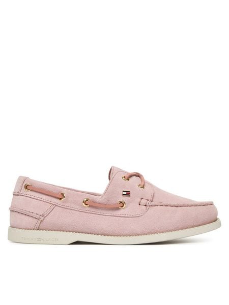 Tommy Hilfiger Mokasyny FW0FW09338 Różowy. Czerwone mokasyny damskie Tommy Hilfiger, ze skóry. Za 489.99 zł.