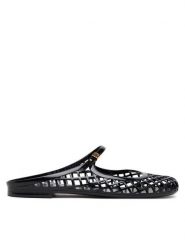 Tory Burch Klapki Mellow Mary Jane 163189 Czarny. Czarne klapki damskie Tory Burch, bez wzorów, z tworzywa sztucznego, bez obcasa. Za 1,059.00 zł.