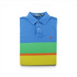 Second life - Koszulka męska Polo Ralph Lauren z krótkim rękawem - Jak nowy. Niebieskie koszulki polo męskie Ralph Lauren, l, bez wzorów, bez ramiączek. Za 127.76 zł.