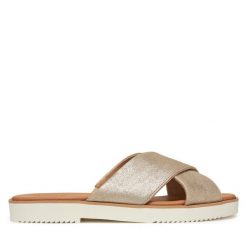 Klapki Toms. Szare klapki damskie Toms, bez wzorów, bez obcasa. Za 229.99 zł.