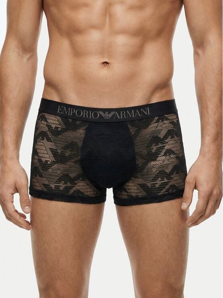 Emporio Armani Underwear Bokserki EM000231 AF16108 FC039 Czarny. Czarne bokserki męskie Emporio Armani Underwear, bez wzorów, z syntetyku. Za 272.99 zł.