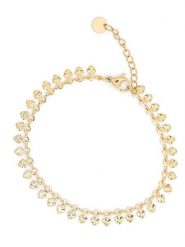 MOODE Bransoletka "Nais" z elementami ozdobnymi rozmiar: onesize. Żółte bransoletki damskie MOODE, ze stali. Za 34.99 zł.