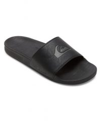 Sandały dla Mężczyzn RIVI Czarny. Czarne sandały męskie Quiksilver, z gumy, bez zapięcia. Za 189.99 zł.