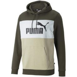 Bluza treningowa męska Puma Colorblock Hoodie TR. Brązowe bluzy bez kaptura męskie Puma, bez wzorów, z dresówki, sportowe, bez kołnierzyka, bez ramiączek. Za 239.56 zł.