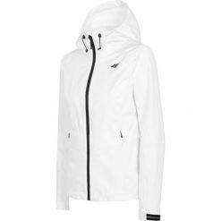 Kurtka miejska damska KUDT003 - biały. Białe kurtki damskie 4f, l, bez wzorów, bez kaptura. W wyprzedaży za 129.99 zł.