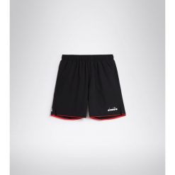 Spodenki męskie Diadora CORE BERMUDA. Czarne szorty męskie Diadora, bez kołnierzyka. Za 99.00 zł.
