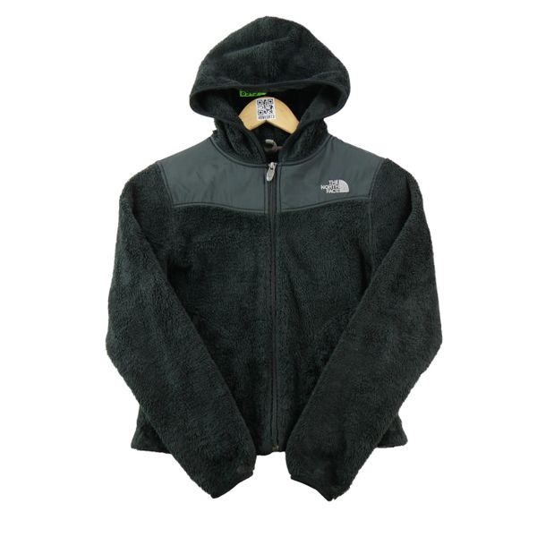 Second life - Kurtka polarowa damska Oso Hoodie - Stan bardzo dobry. Czarne kurtki damskie The North Face, s, bez wzorów, z materiału, bez kaptura. Za 186.06 zł.