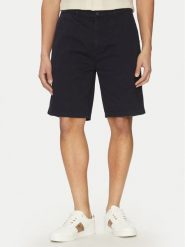 Guess Jeans Szorty materiałowe M5GD44 WGCV1 Granatowy Regular Fit. Niebieskie szorty męskie Guess Jeans, z bawełny, bez kołnierzyka. Za 179.99 zł.