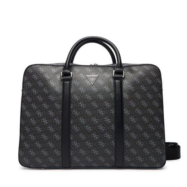 Torba na laptopa Guess. Czarne torby na laptopa damskie Guess, z aplikacjami. Za 589.99 zł.