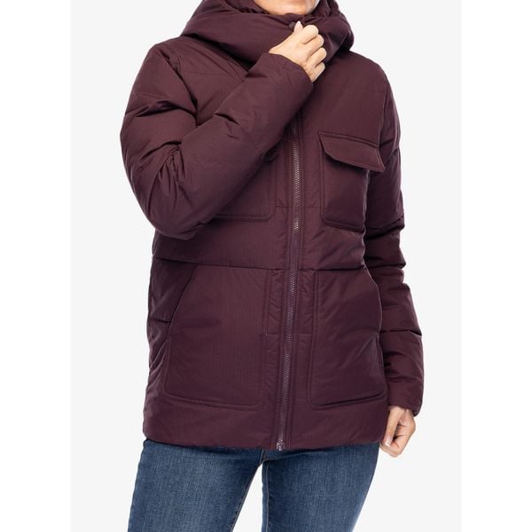 Kurtka zimowa damska Columbia Longhorn Ridge Insulated Jacket. Czerwone kurtki damskie Columbia, na zimę, bez wzorów, bez kaptura. Za 723.99 zł.