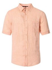 CASAMODA Lniana koszula - Casual fit - w kolorze pomarańczowym rozmiar: XL. Pomarańczowe koszule męskie CASAMODA, xl, bez wzorów, ze lnu, bez kołnierzyka, bez ramiączek. Za 109.78 zł.