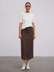 BGN Spódnica w kolorze brązowym rozmiar: 38. Brązowe spódniczki damskie BGN, bez wzorów, maxi, proste. Za 86.99 zł.