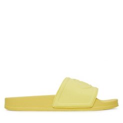 Klapki Liu Jo. Żółte klapki damskie Liu Jo, bez wzorów, bez obcasa. Za 179.99 zł.
